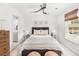 Comfortable bedroom featuring a stylish bed frame, soft lighting and serene ambiance at 810 Alma Square Dr, Moncks Corner, SC 29461
