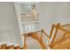 View from the staircase, of the foyer and front door at 8615 Arthur Hills Cir, North Charleston, SC 29420