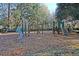 Community playground featuring climbing structures, slides, and a wood chip ground cover at 8615 Arthur Hills Cir, North Charleston, SC 29420
