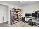 This bedroom features shelving and a desk for work or hobbies at 111 A Heatley St, Moncks Corner, SC 29461