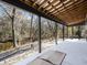 Covered patio with views of the river behind the property at 1195 Michelle Ln, Johns Island, SC 29455