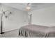 Spacious bedroom with carpet, ceiling fan, and modern lighting fixture at 1205 Scotch Pine Ln, Ladson, SC 29456