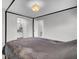 Stylish bedroom with a canopy bed, patterned curtains, and bedside tables at 1205 Scotch Pine Ln, Ladson, SC 29456