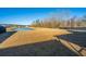 Expansive backyard featuring a tranquil pond, providing a serene and picturesque outdoor space at 130 Darby Mdw Ln, Ridgeville, SC 29472