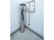 Utility room featuring a modern water filtration system with copper pipes and sleek stainless steel finish at 130 Darby Mdw Ln, Ridgeville, SC 29472