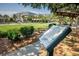 Community park view with an informational sign at 130 River Landing Dr # 6207, Charleston, SC 29492