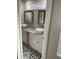 Bright bathroom showcasing a double sink vanity with a white marble top at 132 Hidden Fawn Cir, Goose Creek, SC 29445