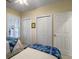 Comfortable bedroom with two closets, neutral decor and window with shuttered blinds at 138 Golfview Ln, Summerville, SC 29485