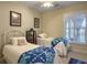 Inviting bedroom featuring two twin beds, natural light from shuttered windows and neutral decor at 138 Golfview Ln, Summerville, SC 29485