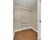 Walk-in closet featuring custom shelves, providing ample storage space at 1505 Basildon Rd, Mount Pleasant, SC 29466