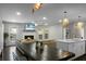 Inviting living room with a fireplace, comfortable seating, and an open layout at 1520 Wakendaw Rd, Mount Pleasant, SC 29464