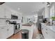 Well-designed kitchen featuring stainless steel appliances, an island and hardwood floors at 17 Anita Dr, Charleston, SC 29407