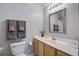 Bathroom includes a large mirror, bright vanity lighting and modern fixtures at 1945 Hubbell Dr, Mount Pleasant, SC 29466