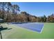 Well-maintained tennis courts offer a great recreational amenity within a lush, wooded setting at 1945 Hubbell Dr, Mount Pleasant, SC 29466