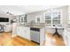Modern kitchen with granite countertops and stainless steel dishwasher at 2005 Nitsa St, Johns Island, SC 29455