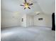 Spacious bonus room with neutral carpet, multiple light sources and ample space at 2014 Codorus Ln, Hanahan, SC 29410