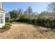Backyard featuring a large grassy area and neatly trimmed hedges at 2080 Bancroft Ln, Mount Pleasant, SC 29466