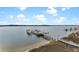 Community dock extends into the waterway, offering deep water access and easy access to the open ocean at 2876 Rivertowne Pkwy, Mount Pleasant, SC 29466