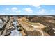 Scenic aerial view of luxury community, blending residential living with lush golf course and coastal marshland at 2876 Rivertowne Pkwy, Mount Pleasant, SC 29466