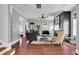 Cozy living room with fireplace, ample seating, and natural light at 2876 Rivertowne Pkwy, Mount Pleasant, SC 29466