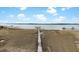 Expansive view of private dock extending from grassy shore to the river in this serene residential community at 2876 Rivertowne Pkwy, Mount Pleasant, SC 29466