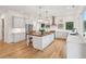 Spacious kitchen boasts a butcher block island and stainless steel appliances at 4105 Gnarled Oaks Ln, Johns Island, SC 29455