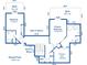 Second floor plan with open spaces, bedrooms, decks, and WIC at 4935 Sound View Dr, Mount Pleasant, SC 29466