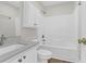 Bathroom featuring single sink, granite countertop, and bath tub at 506 Cecilia Cove Dr, Charleston, SC 29412
