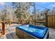 Relaxing hot tub on a wooden deck with scenic nature views at 5219 Maybank Hwy, Wadmalaw Island, SC 29487