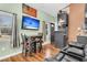 Comfortable living area featuring stylish seating and a charming dining space at 5219 Maybank Hwy, Wadmalaw Island, SC 29487