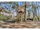 Well-maintained treehouse on wooded lot with fire pit and outdoor seating at 5219 Maybank Hwy, Wadmalaw Island, SC 29487
