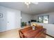 Open dining area featuring a dark wood table and bamboo flooring leading to living space at 607 Saint Charles Ct, Charleston, SC 29407