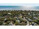Aerial view of condo complex in a lush green community near the beach at 8 Lagoon Villas, Isle of Palms, SC 29451