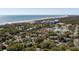 Breathtaking aerial view of the condo community near the beach, highlighting its prime coastal location at 8 Lagoon Villas, Isle of Palms, SC 29451