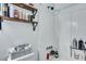 Clean bathroom featuring a bathtub with shower and a shelf for toiletries at 87 Ashley Hall Plantation Rd # 108, Charleston, SC 29407