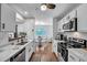 Bright kitchen with white countertops and updated appliances at 87 Ashley Hall Plantation Rd # 108, Charleston, SC 29407