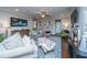 Comfortable living room featuring a fireplace, hardwood floors and stylish furniture at 103 Noisette Row, Summerville, SC 29483