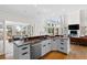 Gourmet kitchen with modern appliances, plenty of counter space, and easy access to the living room at 1105 Fort Lamar Rd, James Island, SC 29412