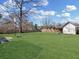 Expansive backyard featuring a basketball hoop, storage shed, and lush green grass at 115 O'Carroll St, Moncks Corner, SC 29461