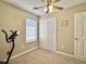Bedroom with neutral carpet, ceiling fan, and natural light at 115 O'Carroll St, Moncks Corner, SC 29461