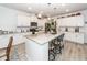 Spacious kitchen boasts a large center island with seating and pendant lighting at 121 Lakelyn Rd, Moncks Corner, SC 29461