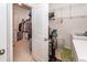Well-organized closet with ample storage space and easy access to the laundry room through a doorway at 121 Lakelyn Rd, Moncks Corner, SC 29461