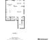 Detailed first floor plan showing kitchen, dining, living, bath, and entry dimensions at 1305 Discovery Dr, Ladson, SC 29456