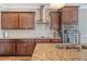 Close up of the kitchen with stainless steel appliances and granite countertops at 1305 Discovery Dr, Ladson, SC 29456