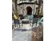 Fire pit area surrounded by various colored Adirondack chairs at 1310 Basildon Rd # 1310, Mount Pleasant, SC 29466
