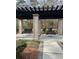 Pergola with benches for seating, overlooking trees and shrubbery at 1310 Basildon Rd # 1310, Mount Pleasant, SC 29466