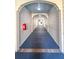 Long hallway with blue carpet, grey walls, arched doorways, and recessed lights at 1310 Basildon Rd # 1310, Mount Pleasant, SC 29466