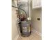 Close-up of an installed water heater with tile flooring at 1310 Basildon Rd # 1310, Mount Pleasant, SC 29466