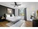 Serene main bedroom with a plush bed, stylish decor, and a large window for natural light at 1589 Kentwood Cir, Charleston, SC 29412