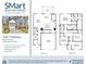 Floor plan featuring 4 bedrooms, 2.5 baths, walk in closets, and pocket office at 2021 Quiet Ibis Rd, Hanahan, SC 29410